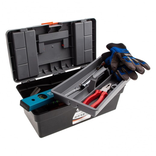 Ящик для инструмента 17", 420 х 220 х 180 мм, пластик Россия Stels