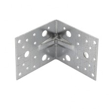 Крепежный уголок усиленный 1.7 мм, KUU 105 x 105 x 90 мм Россия Сибртех