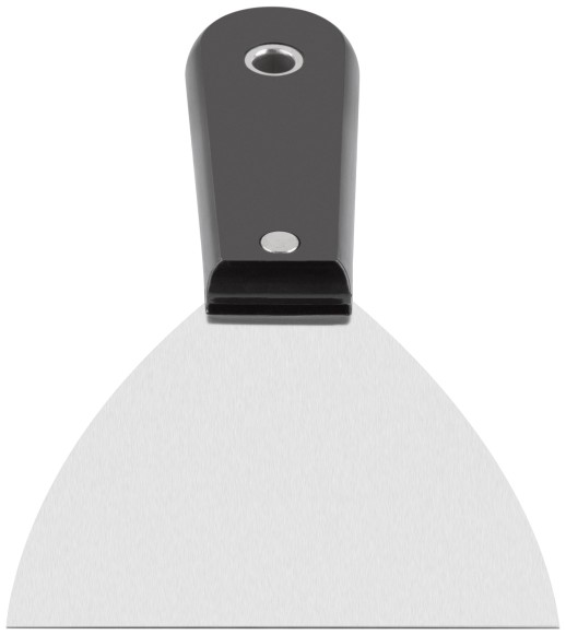 Шпатель с пластиковой ручкой полированный  4" (100 мм)