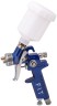 Краскопульт пневматический HVLP для точных работ, c верхним пластиковым бачком 150 мл, 0.8 мм