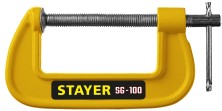 STAYER SG-100, 100 мм, чугунная струбцина G (3215-100)