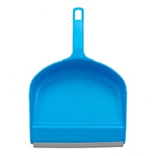 Набор: совок с кромкой 330 x 225 мм и щетка-сметка 285 мм, голубой, Home Palisad