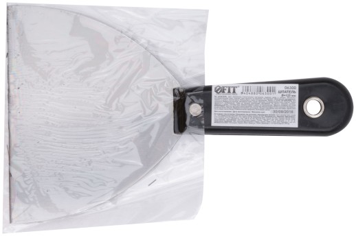 Шпатель с пластиковой ручкой полированный  5" (125 мм)