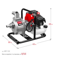 ЗУБР 150 л/мин, мотопомпа бензиновая (МП-150)