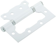 Петля дверная универсальная (без врезки) ПНУ-100 полимер ( белая )