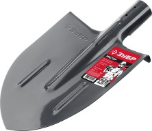 ЗУБР Мастер, 380 х 208 мм, полотно 1.6 мм, закалено, с рёбрами жёсткости, без черенка, тип ЛКО, штыковая лопата (39414)