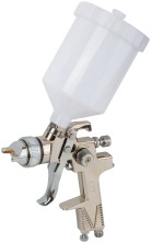 Краскопульт пневматический HVLP, пластиковый верхний бачок 600 мл, 1.5 мм