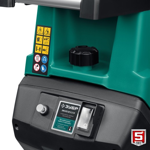 ЗУБР 2300 Вт, электрический садовый измельчитель (ЗИЭ-40-2300)