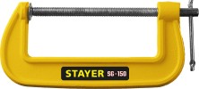 STAYER SG-150, 150 мм, чугунная струбцина G (3215-150)
