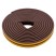 Уплотнитель резиновый, 6 м, профиль "P", коричневый Сибртех